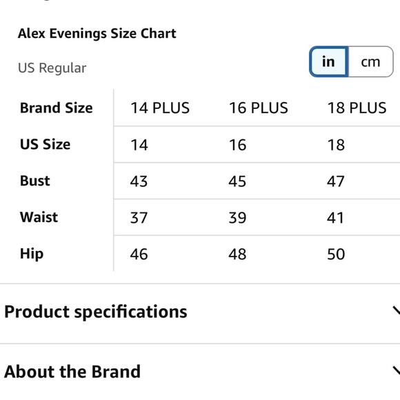 Alex Evenings Women's Plus Size Embroidered Sleeveless Dress Sz 16W - Picture 8 of 8